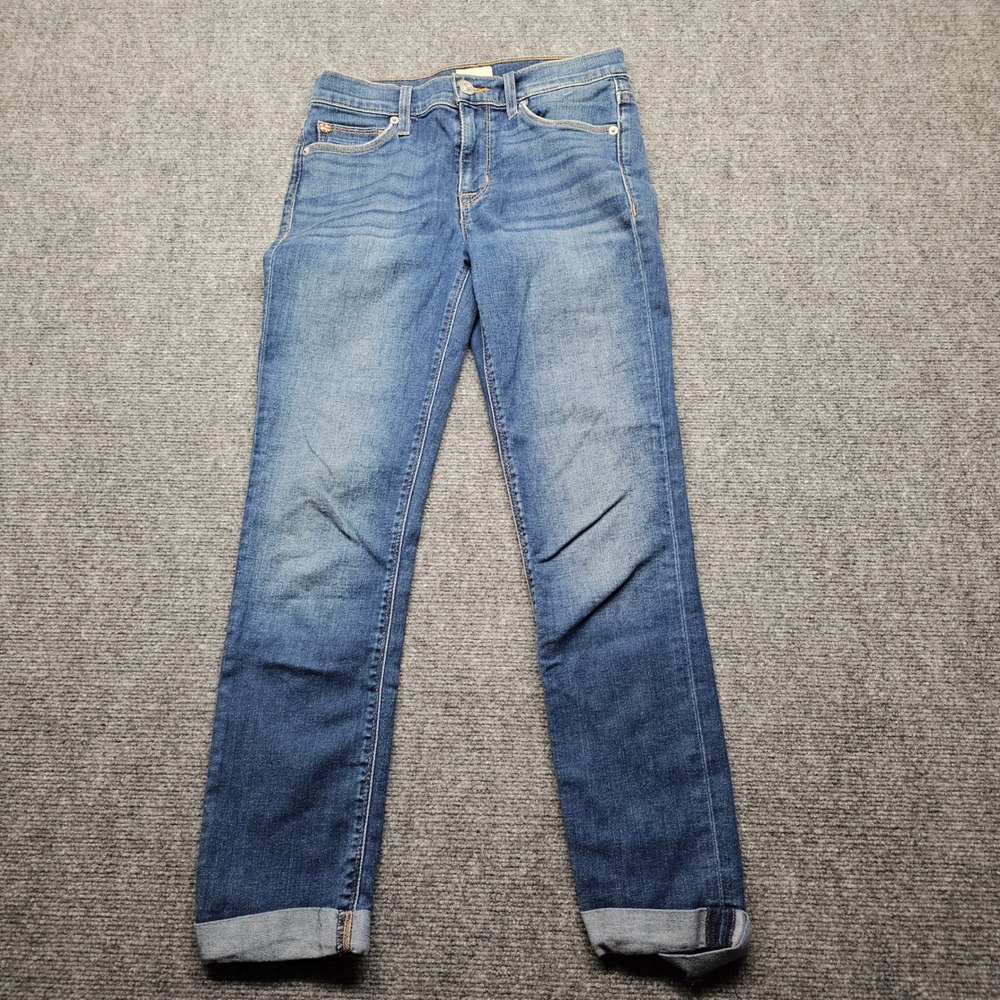 Hudson Natalie Midrise Straight Ankle Jeans Blue Size 26 NWMA2135TMY